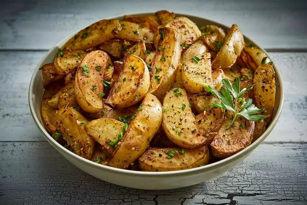 Roasted Potato Wedges Recipe