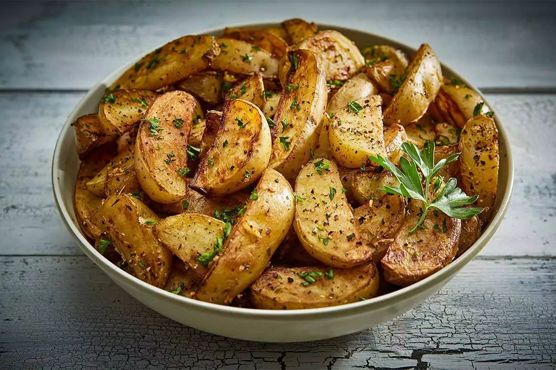 Roasted Potato Wedges Recipe