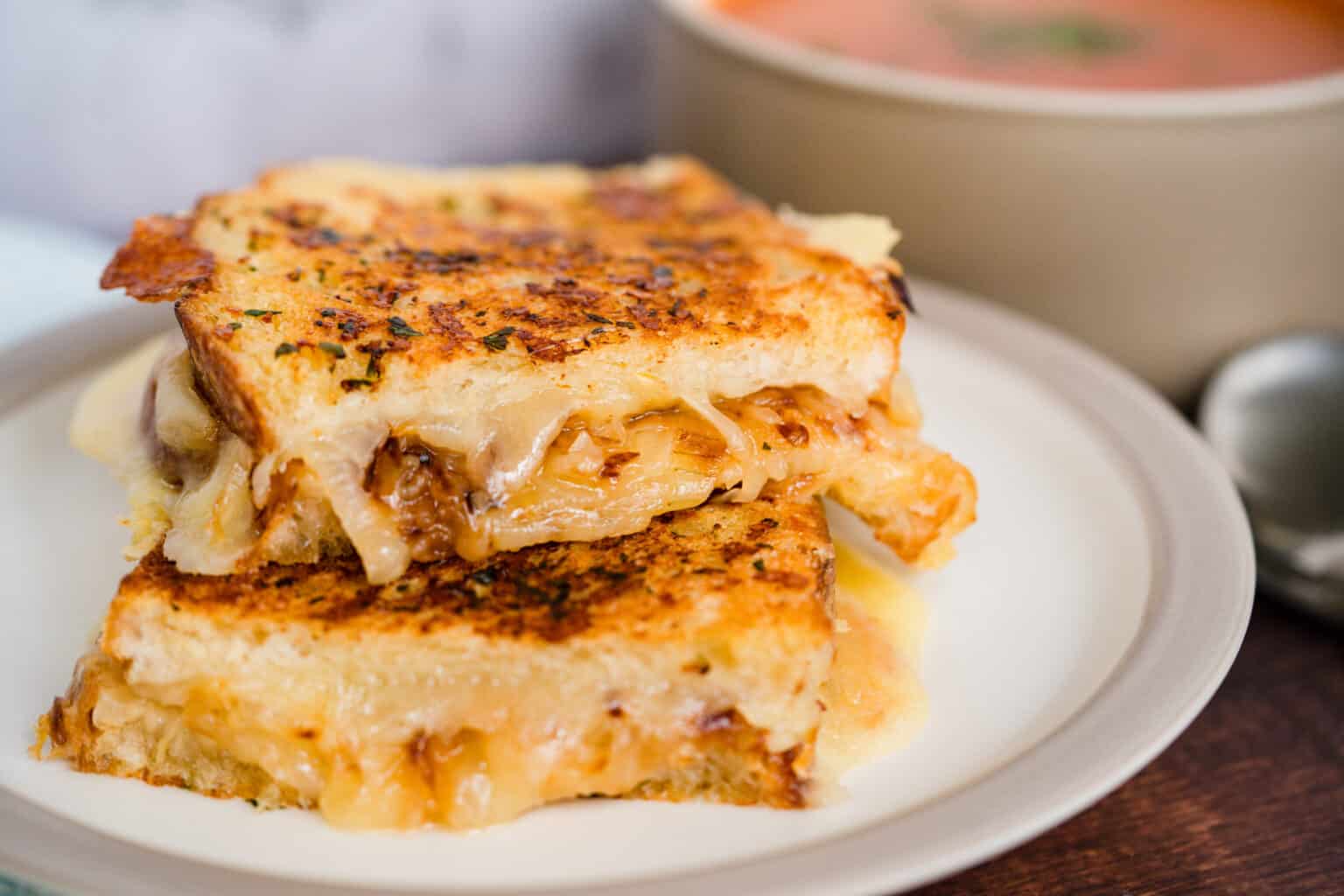 Caramelized Onion Grilled Cheese Farmer’s Promise