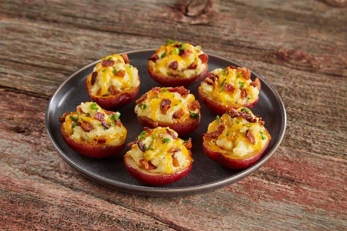 Loaded Twice Baked Red Potatoes - Farmer’s Promise