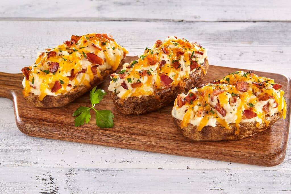 Loaded Twice Baked Russet Potatoes Farmer’s Promise