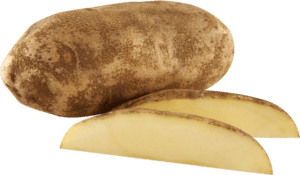 Raw Russet Potatoes